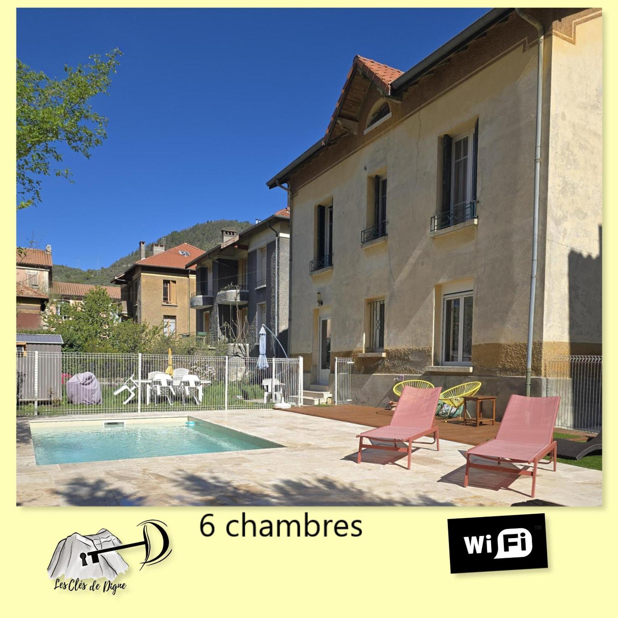 Tres Bel Appartement Avec Piscine Digne-les-Bains Exterior foto